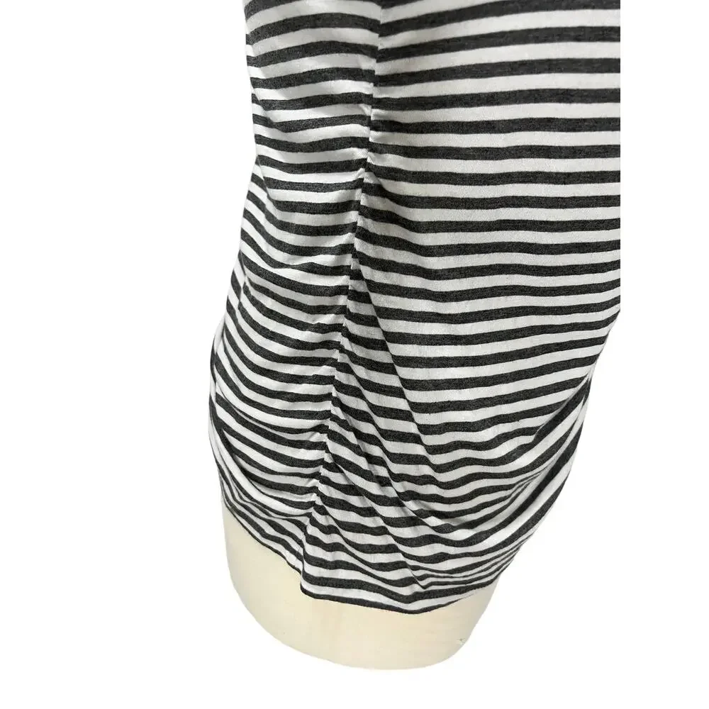 MICHAEL KORS 3/4 Sleeve Striped SZ MD